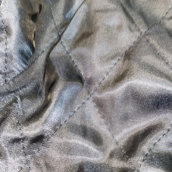 Sanctuary black wool blend Shacket/ Jacket. Quilted lining. Pockets. Size M.NWT - Picture 9 of 11